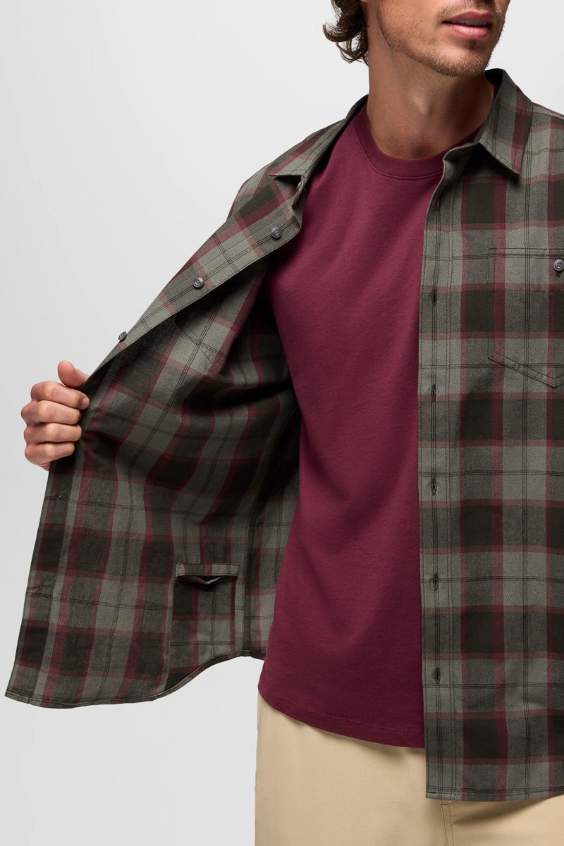 Men's Dolberg Flannel Shirt Large Nori