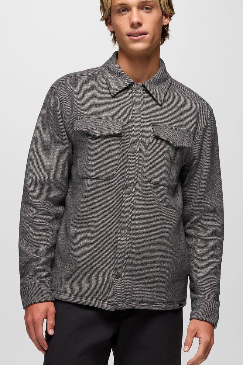 Men's Happy Camp Flannel Shirt Large Shadow Heather