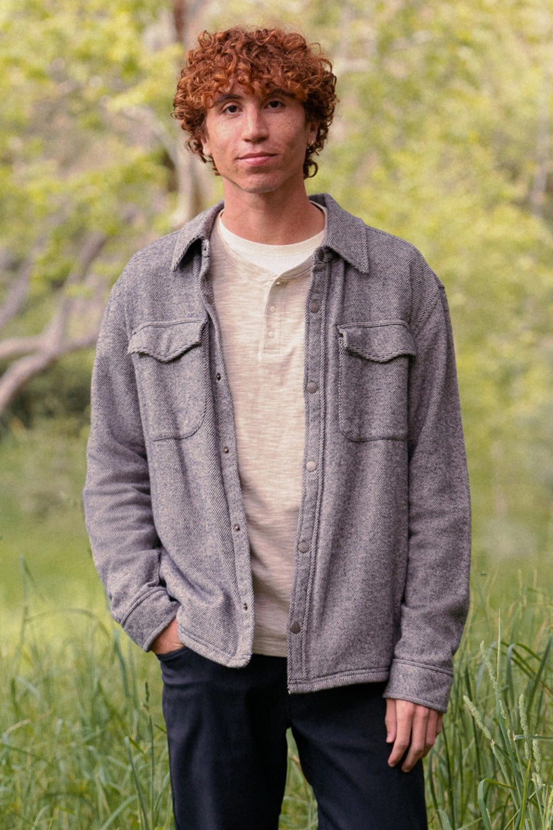 Men's Happy Camp Flannel Shirt Extra Large Shadow Heather