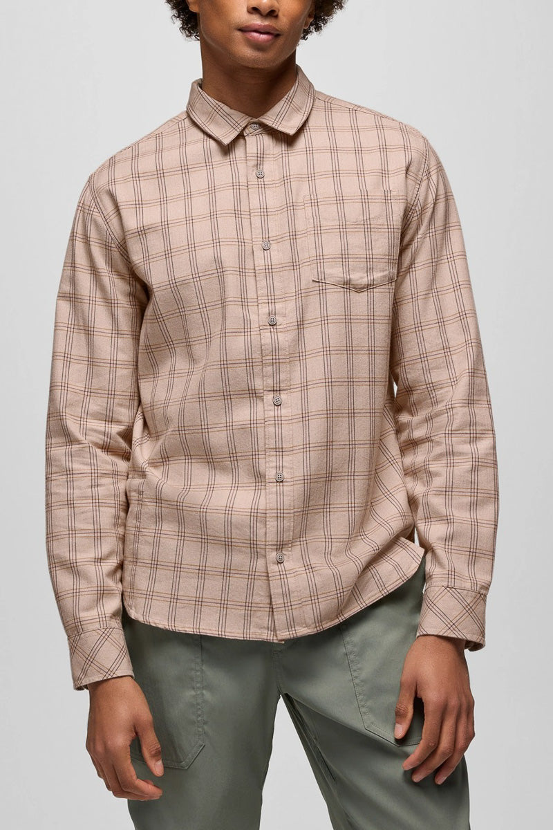 Men's Los Feliz Flannel Shirt Medium Almond