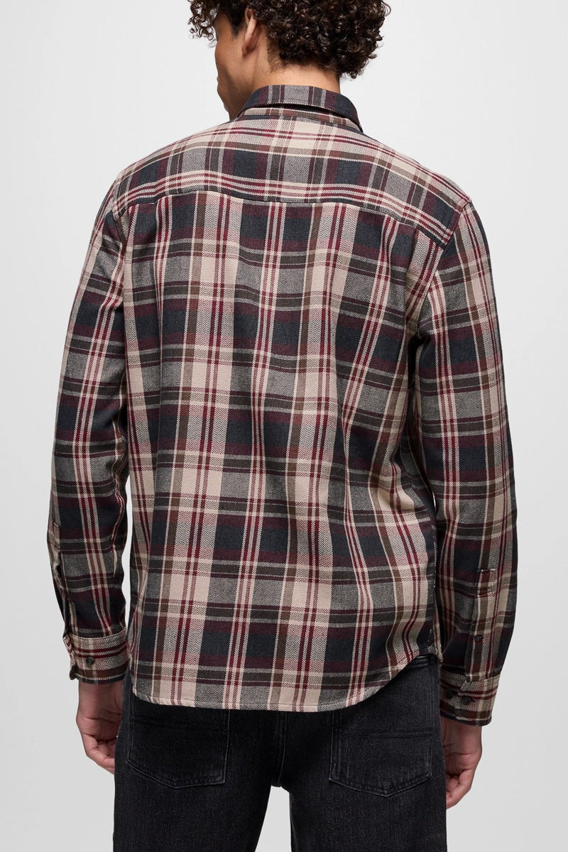 Men's Westbrook Flannel Shirt Large Deep Vino