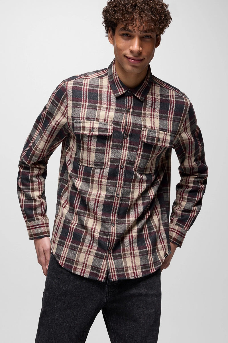 Men's Westbrook Flannel Shirt Medium Deep Vino