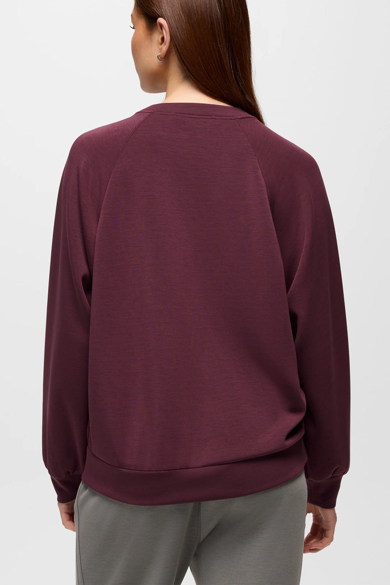 Women's Shea Crewneck Sweater Extra Large Deep Vino