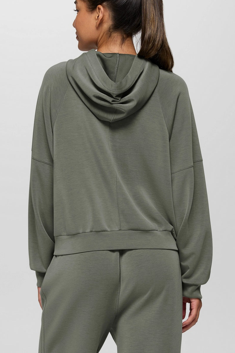 Woman's Shea Full Zip Hoodie Extra Large Thyme