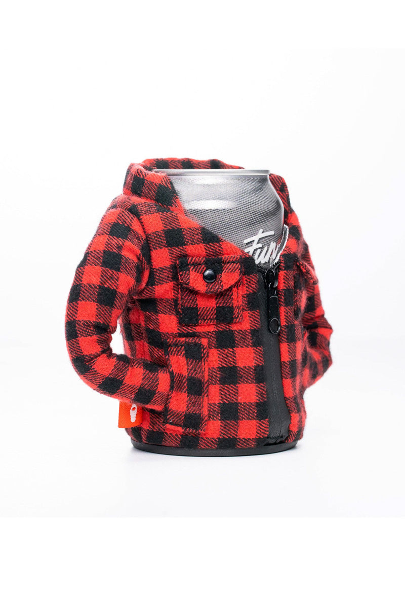 Puffin The Lumberjack Can Holder Red