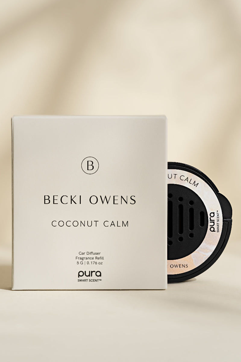 Pura x Becki Owens Car Fragrance Refill Coconut Calm