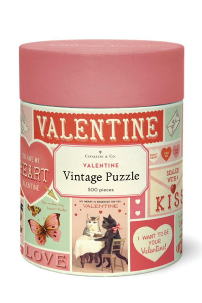 Cavallini & Co. Valentine Vintage Puzzle 500 Pieces
