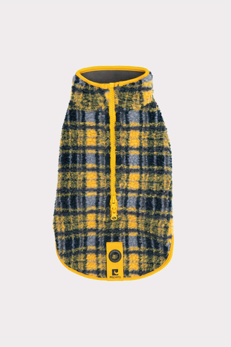 RC Pet Tundra Fleece Coat 24" Marigold Plaid