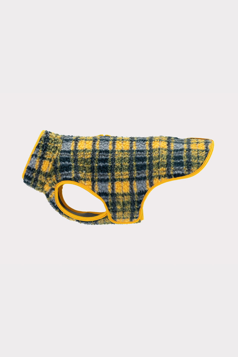 RC Pet Tundra Fleece Coat 24" Marigold Plaid