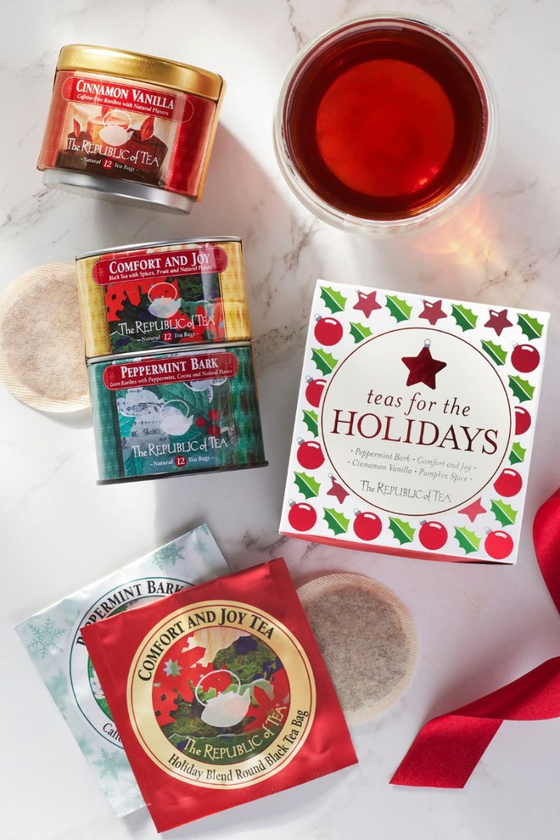Republic of Tea Holiday Stackble Tea Tin