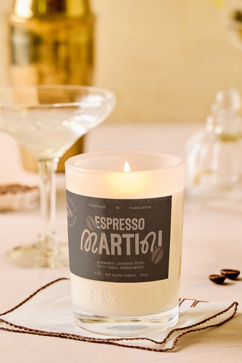 Rewined Espresso Martini Candle  6 oz