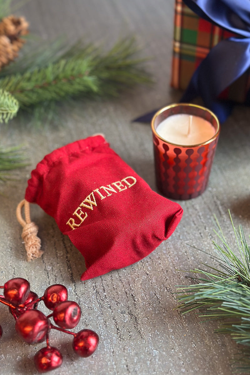 Rewined Poinsettia Candle 2.5 oz