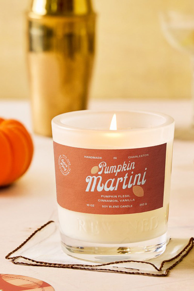 Rewined Pumpkin Martini Candle 10 oz