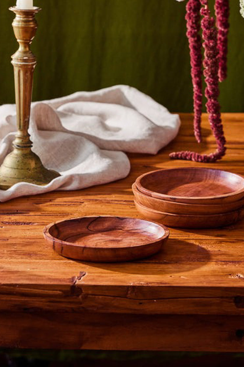 Rewined Wooden Plate