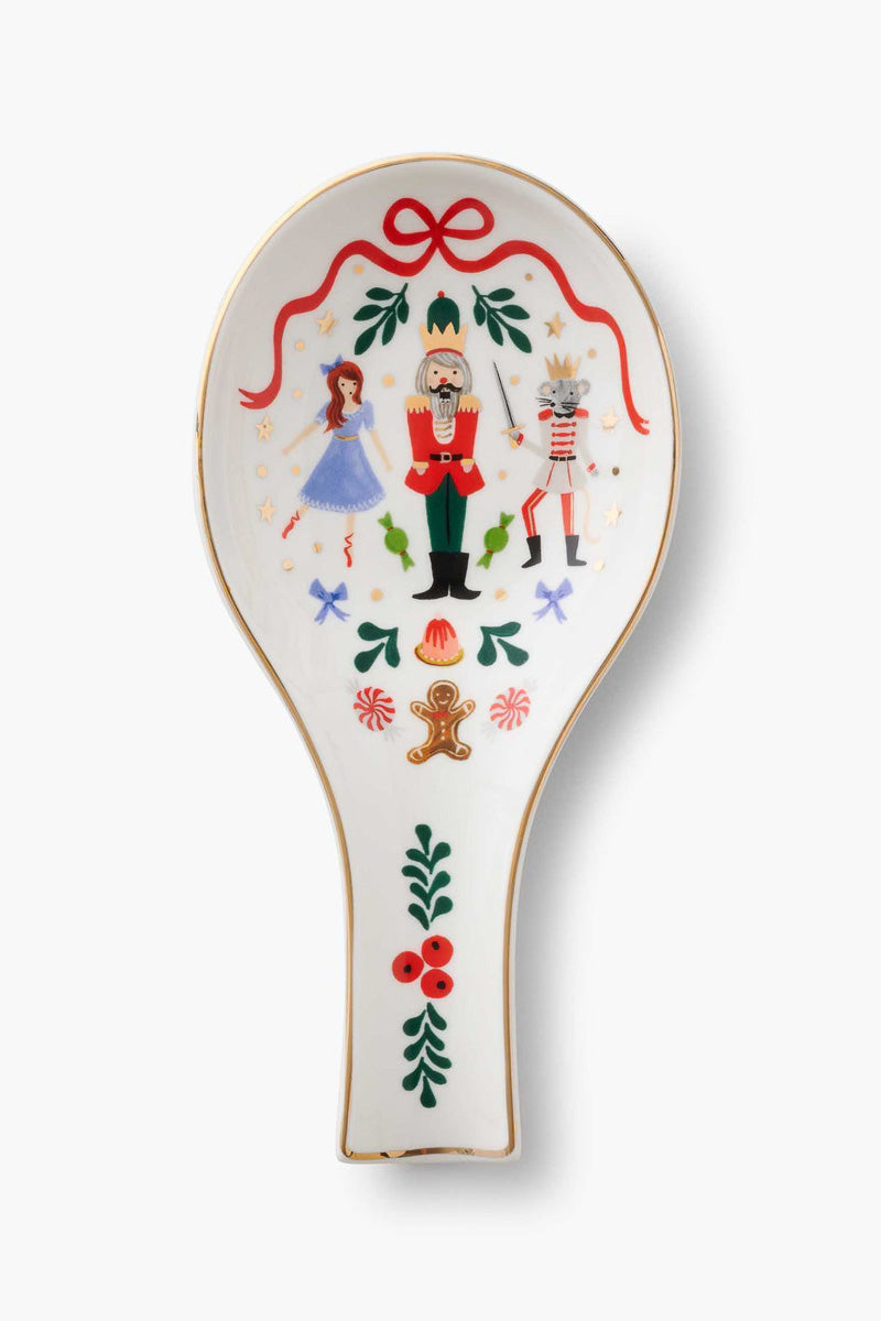 Rifle Paper Co. Nutcracker Porcelain Spoon Rest