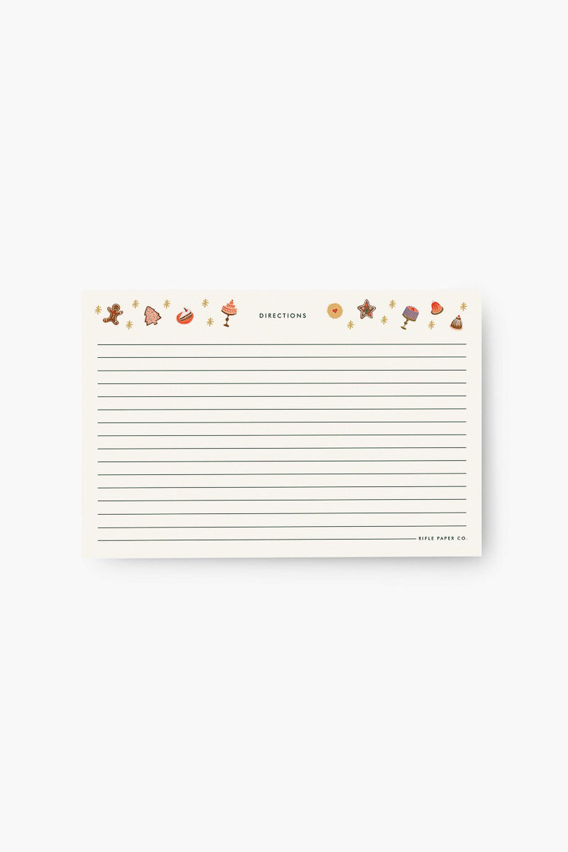 Rifle Paper Co. Nutcracker Sweets Recipe Cards 12 Pack