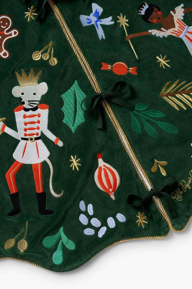 Rifle Paper Co. Nutcracker Tree Skirt 53"