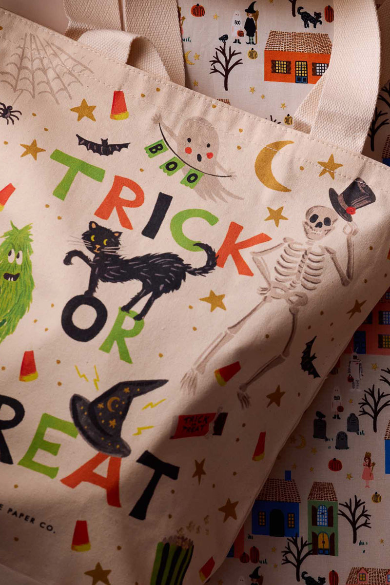 Rifle Paper Co. Halloween Parade Canvas Tote Bag