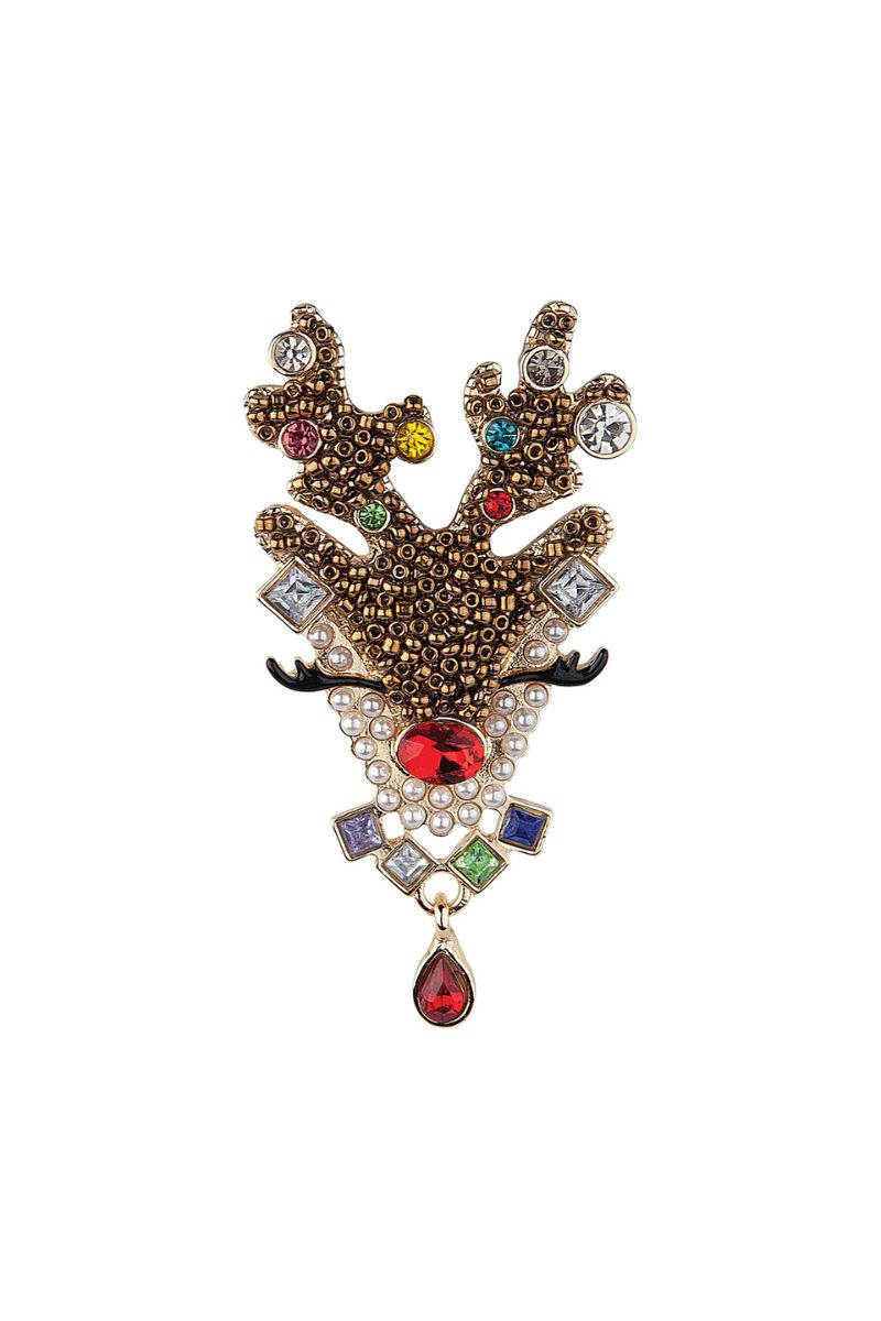 Christmas Reindeer Pin