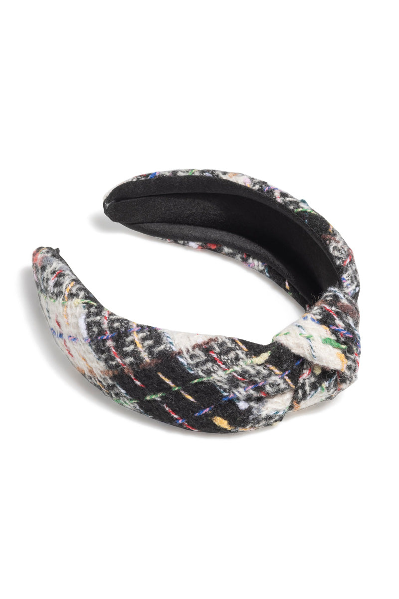 Shiraleah Boucle Knotted Headband Black