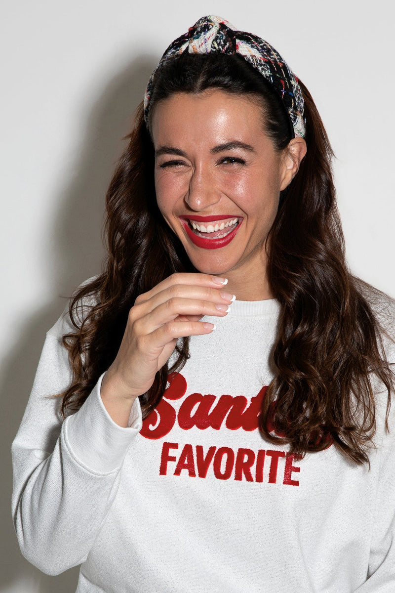 Shiraleah Boucle Knotted Headband Black