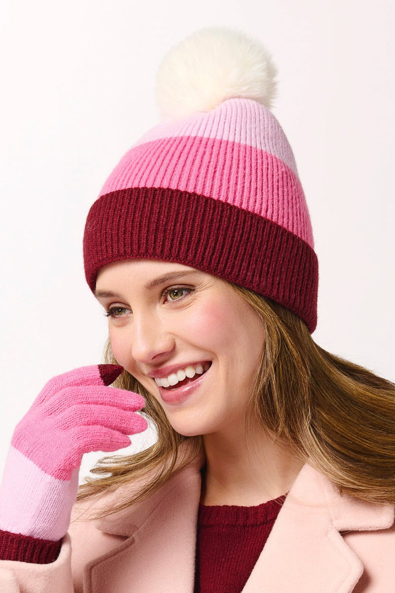 Shiraleah Charlotte Beanie Wine