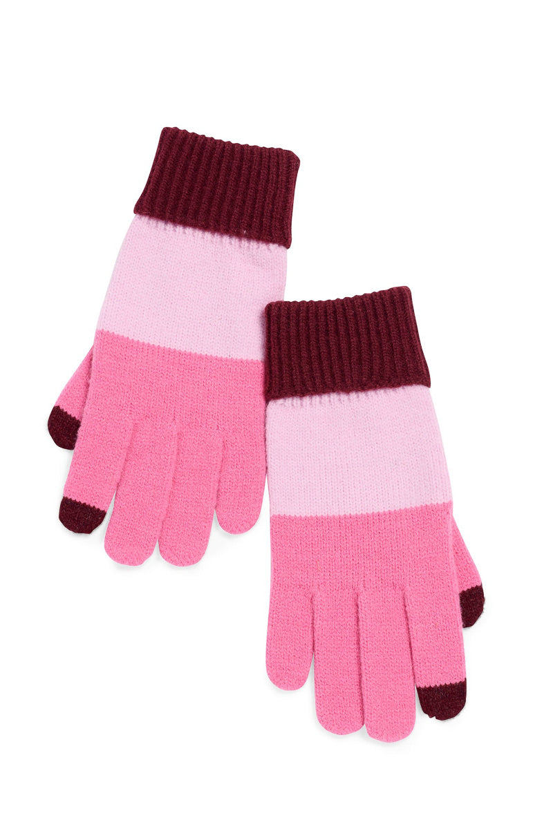 Shiraleah Charlotte Touchscreen Gloves Wine