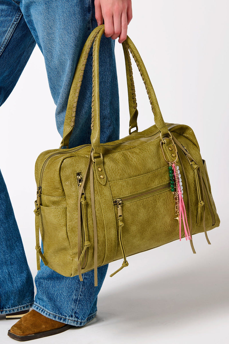 Shiraleah Jessie Bowling Bag Olive
