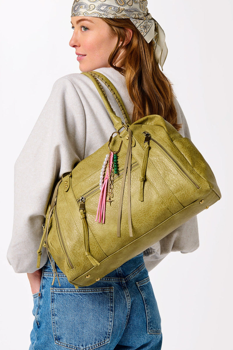 Shiraleah Jessie Bowling Bag Olive