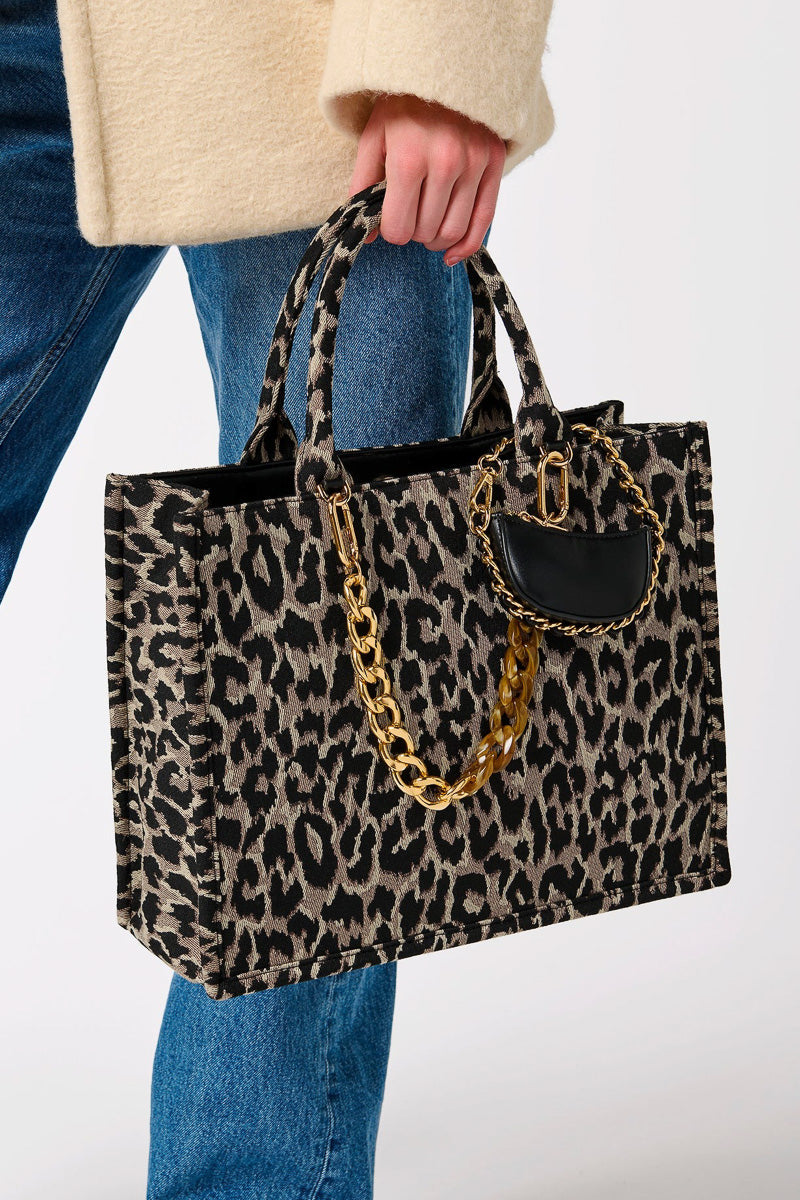 Shiraleah Leo Tote Leopard
