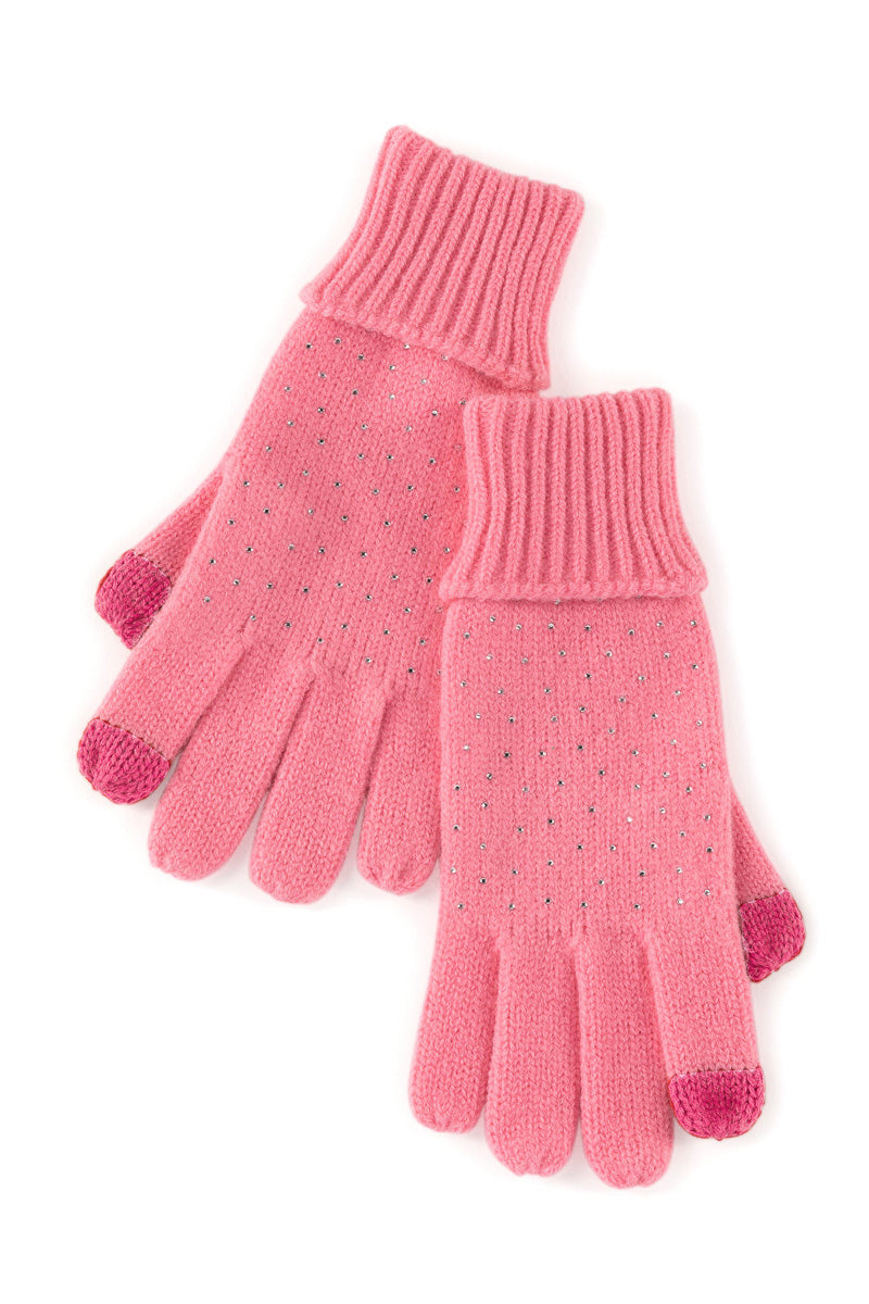 Shiraleah Natalia Touchscreen Gloves Pink