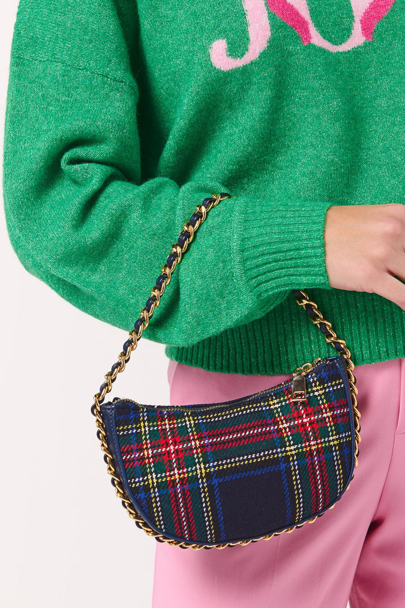 Shiraleah Scottie Handheld Bag Navy