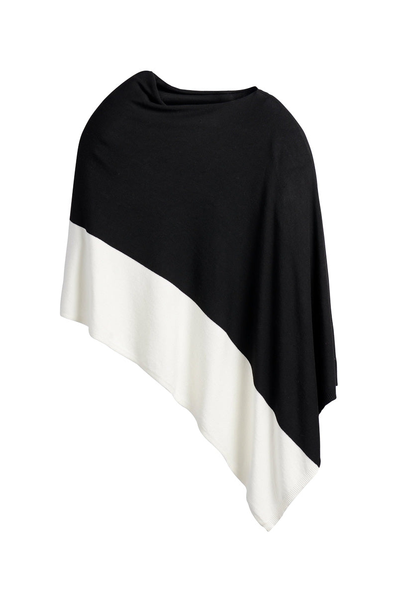 Shiraleah Madeleine Travel Poncho Onyx