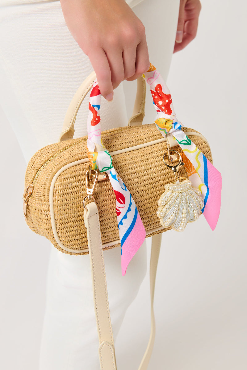 Shiraleah Coral Cherries Twilly Scarf Multi Assorted