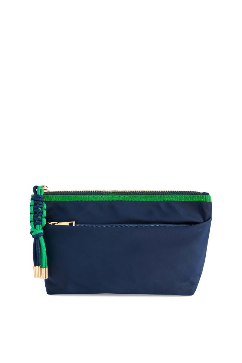 Shiraleah Jet Zip Pouch Navy