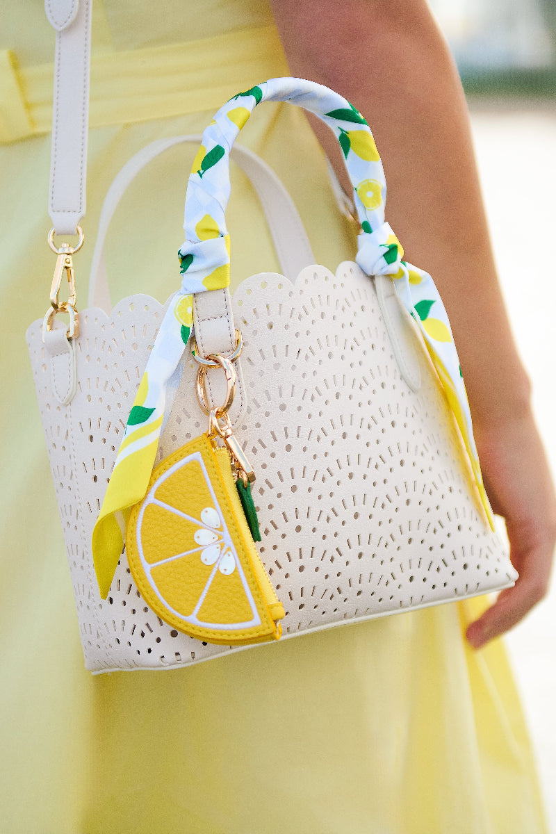 Shiraleah Lola Mini Tote Ivory