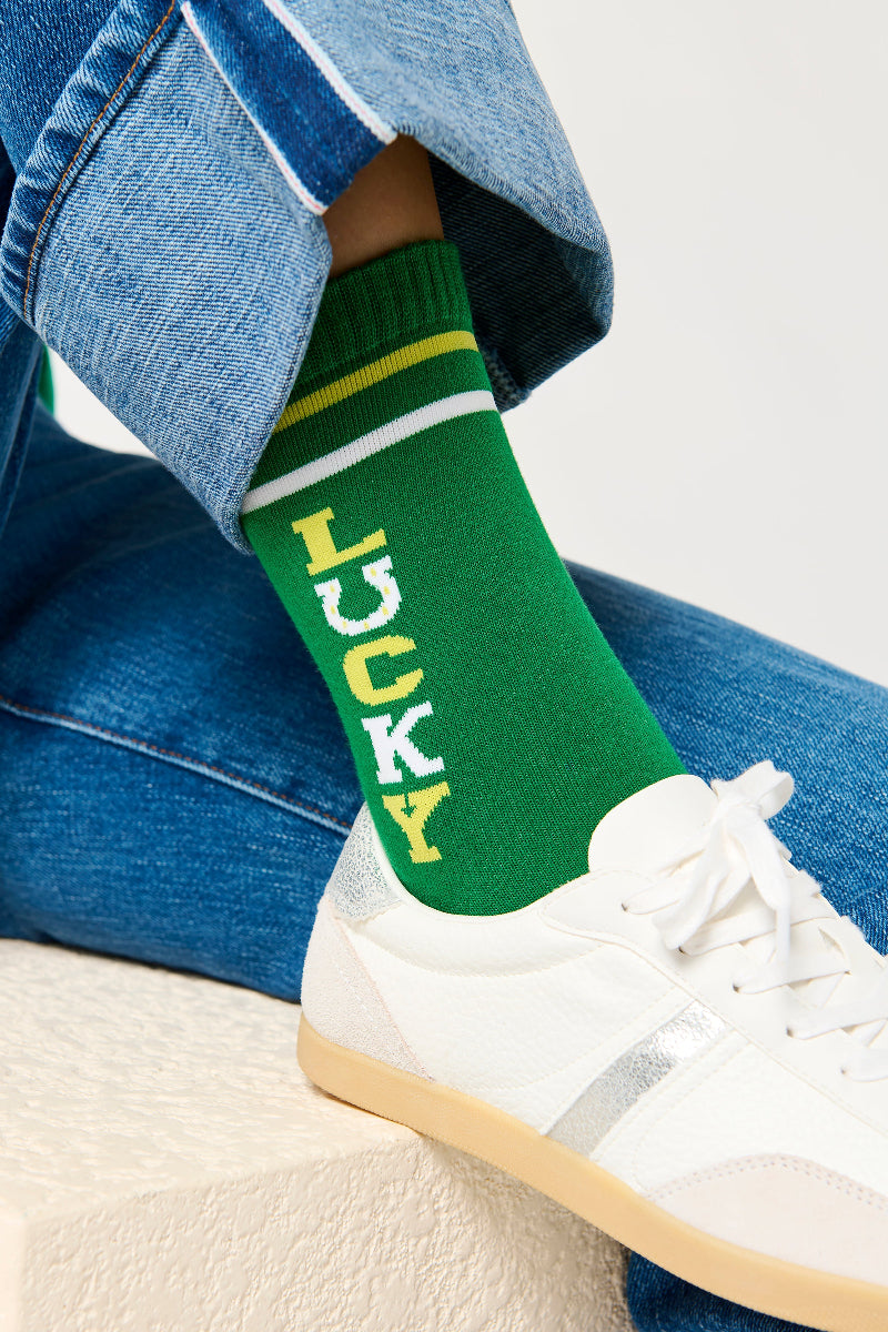 Shiraleah "Lucky" Socks Green