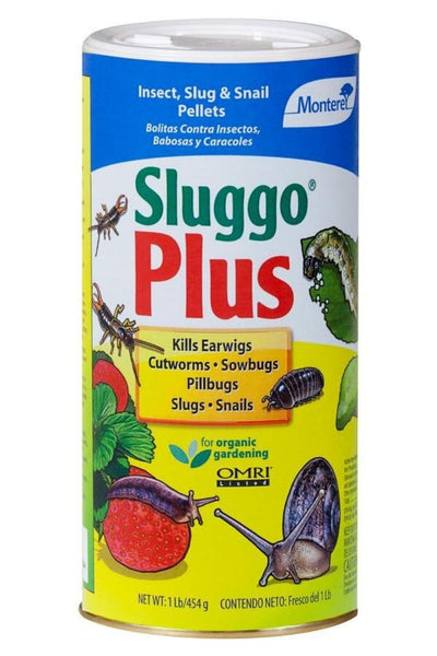 Monterey Sluggo Plus Snail & Slug Bait Pellets 1 lb