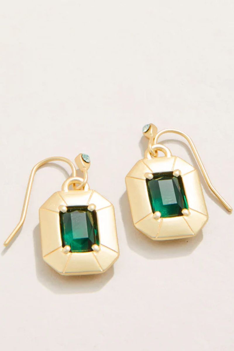 Spartina Chateau Earrings Dark Green