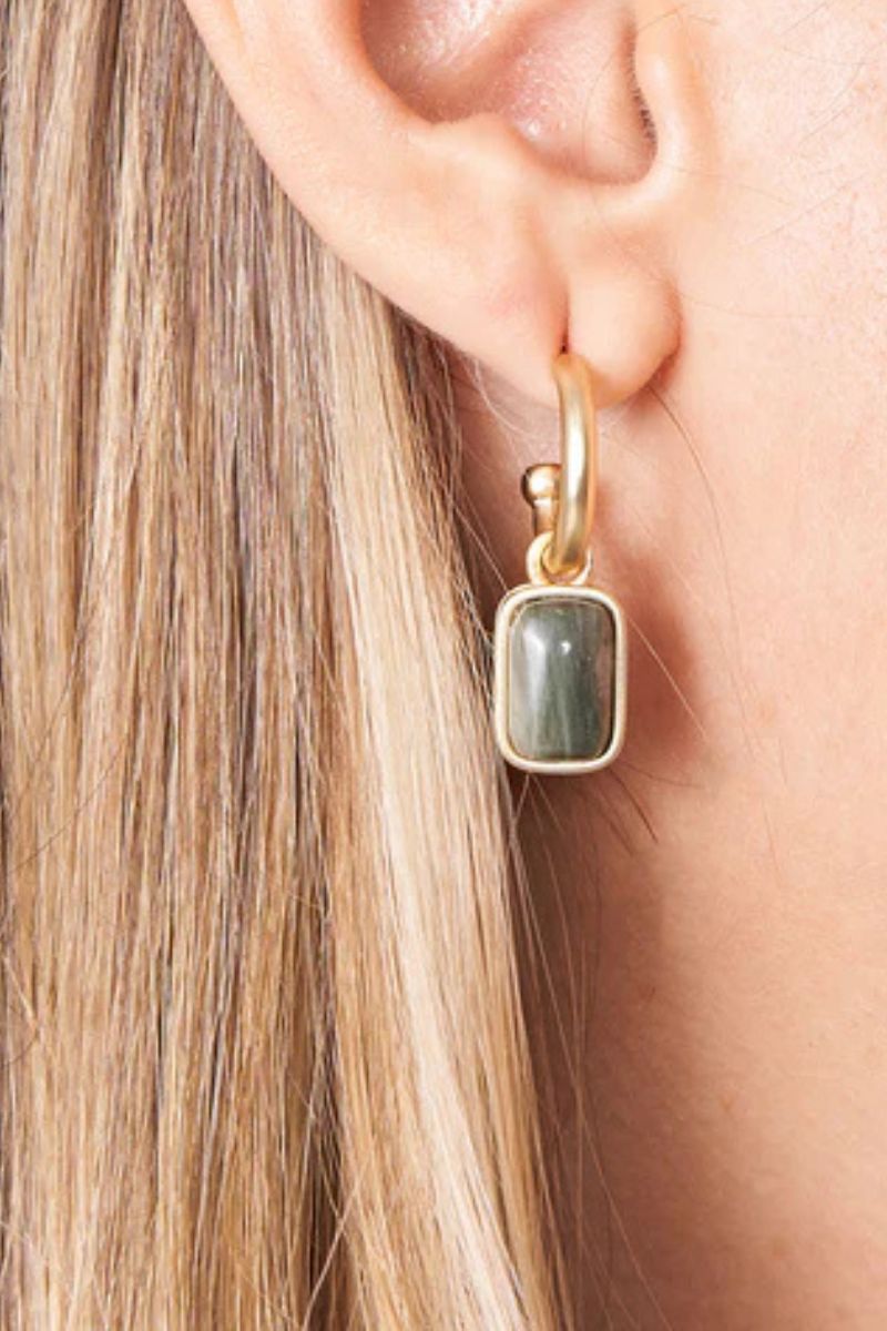 Spartina Naia Drop Hoop Earrings