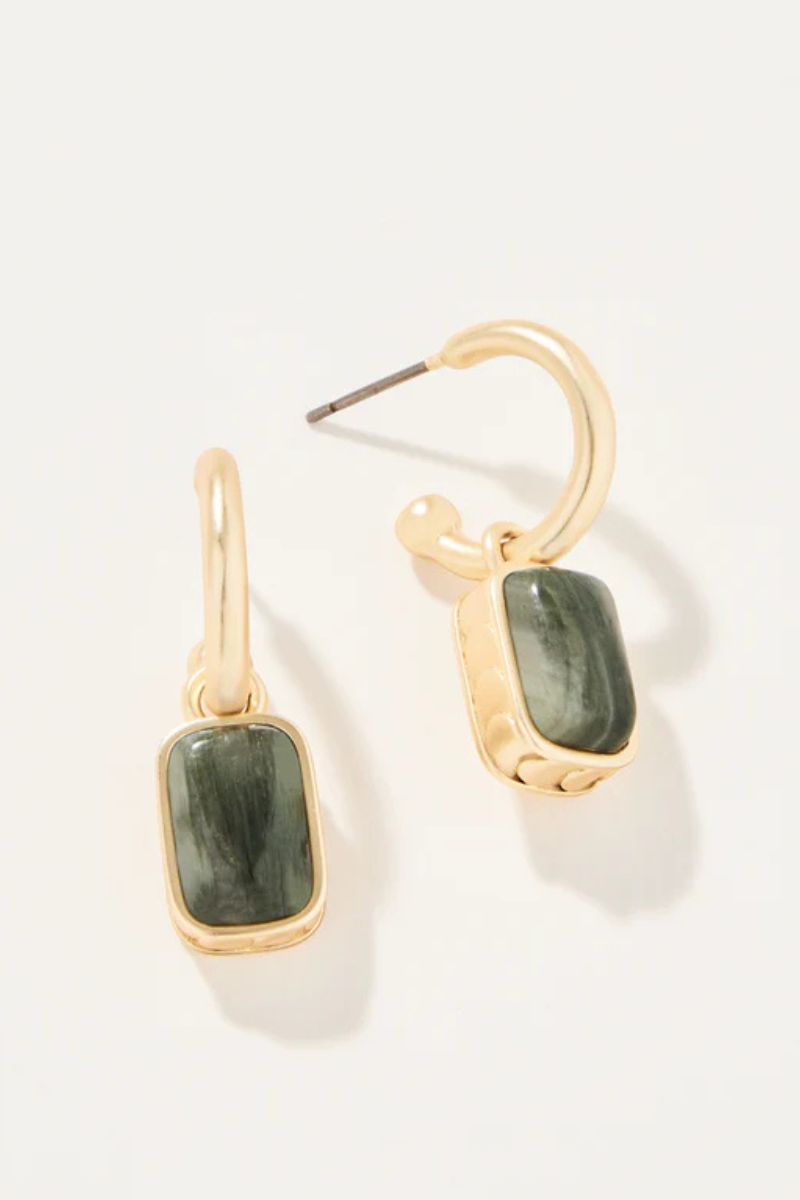Spartina Naia Drop Hoop Earrings
