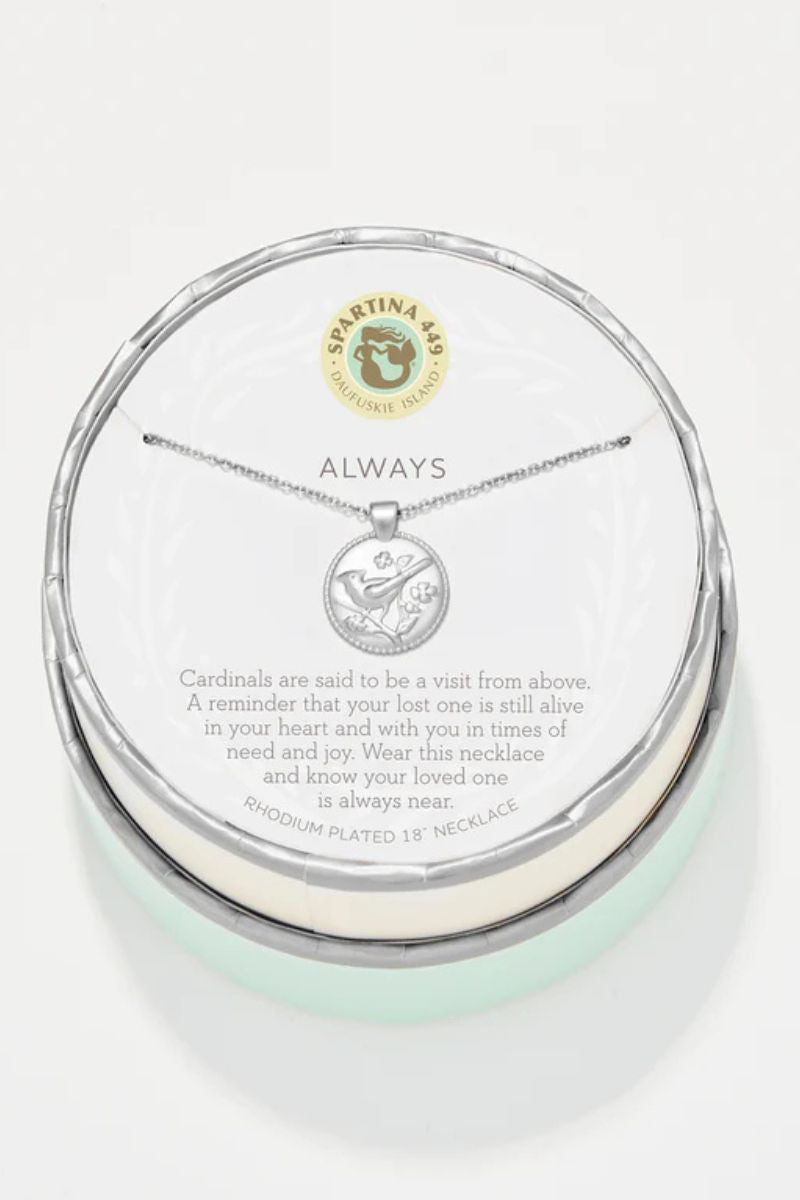 Spartina Sea La Vie Always Cardinal Necklace Silver