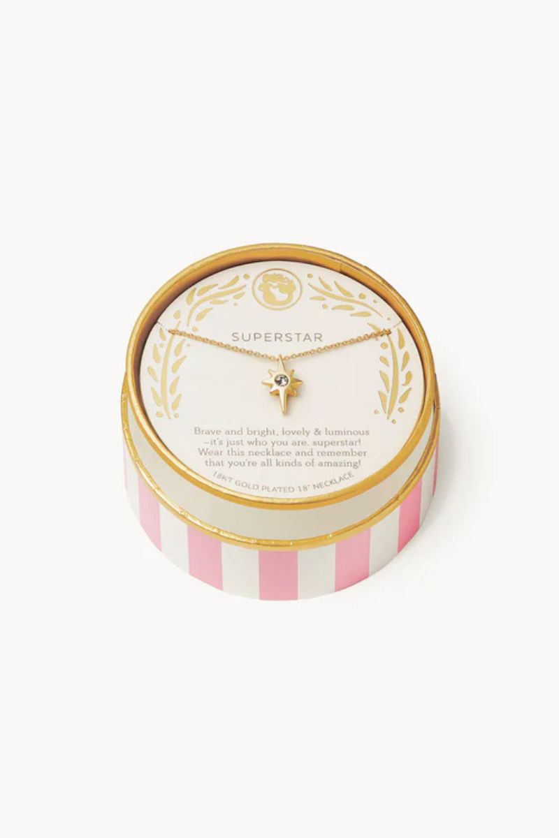 Spartina Sea La Vie Celebrate Star Necklace Gold