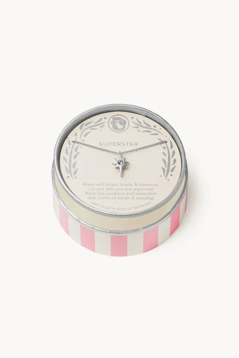 Spartina Sea La Vie Celebrate Star Necklace Silver