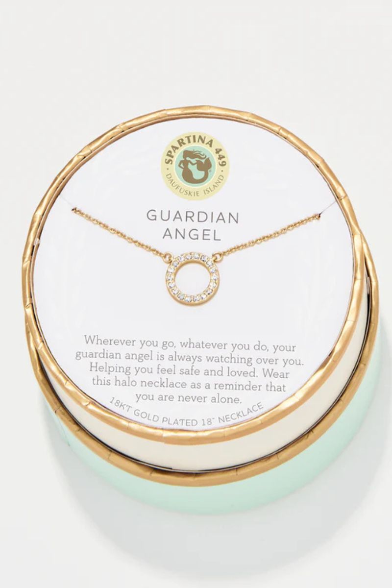 Spartina Sea La Vie Guardian Angel Necklace Gold