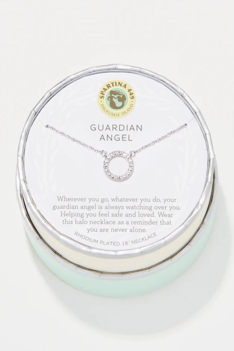 Spartina Sea La Vie Guardian Angel Necklace Silver