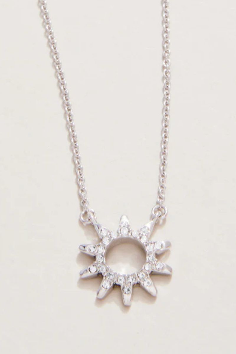 Spartina Sea La Vie Sunshine Necklace Silver