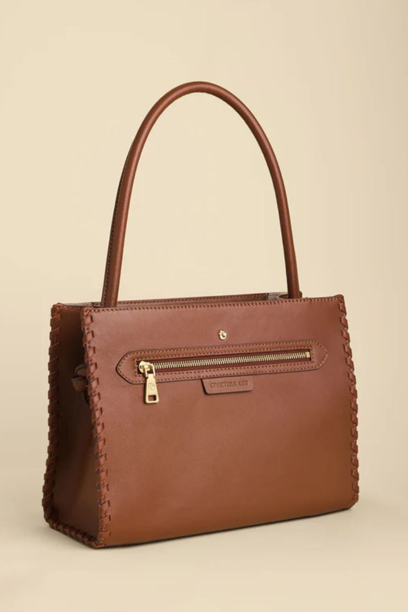 Spartina Siren Raya Tote Bag Brown