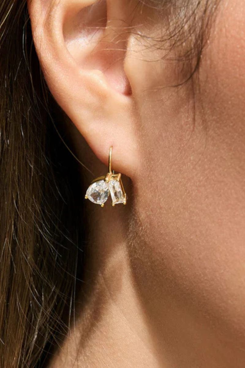 Spartina Splash Collection Dazzle Earrings Crystal