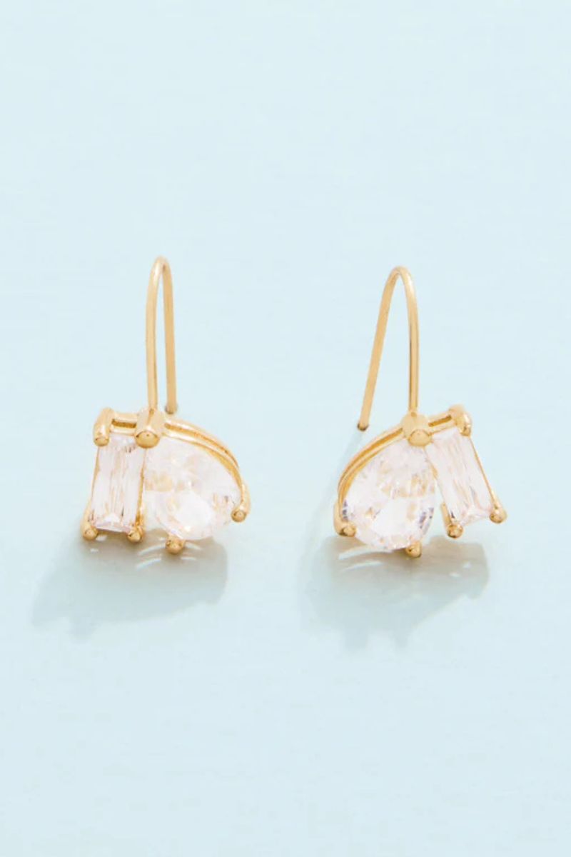 Spartina Splash Collection Dazzle Earrings Crystal